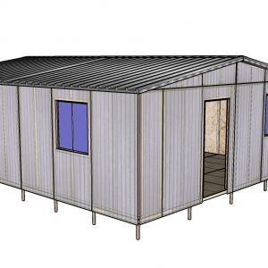Vivienda progresiva 48 m2